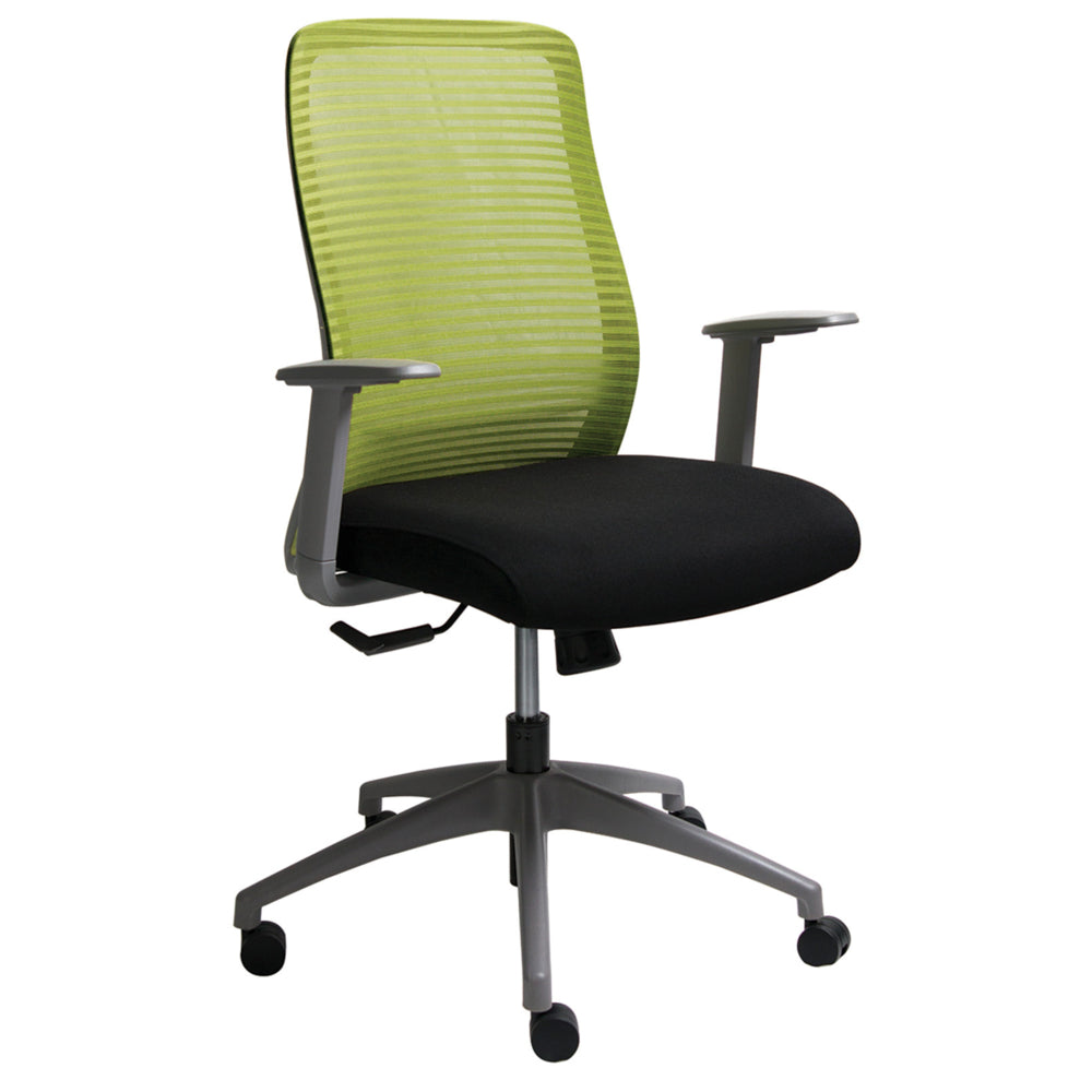 Fauteuil inclinable syncro Horizon ERA à dossier moyen en maille - Vert