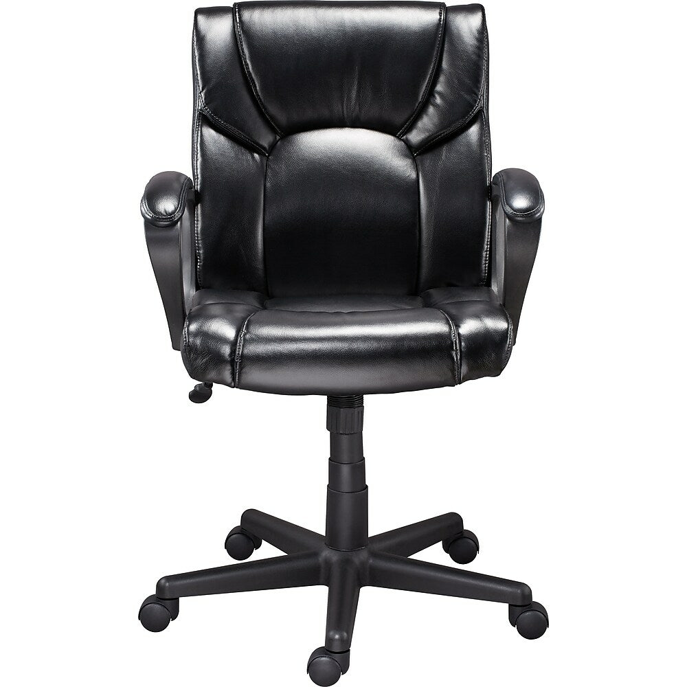 Staples Montessa II Luxura Manager's Chair, Black