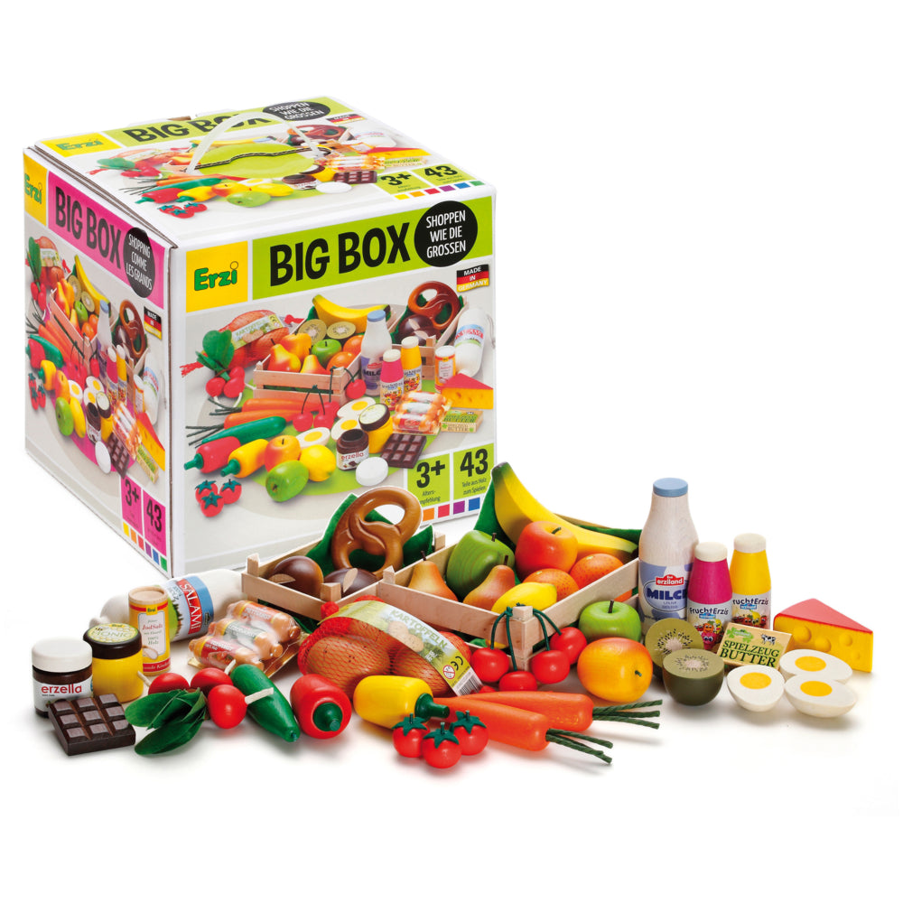 Erzi Big Box of Wooden Food Set - 43 pieces