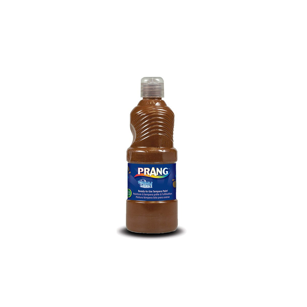 Peinture à la détrempe lavable Prang - 940 g - Marron