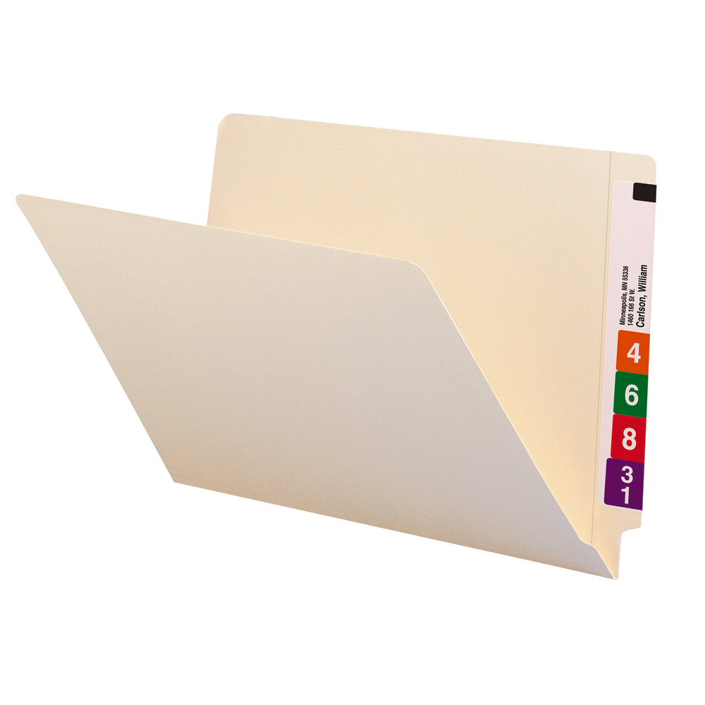 Chemises manille renforcées Smead Shelf-Master - Format légal - 11 pt - Expansion 3/4 po - Paquet de 100