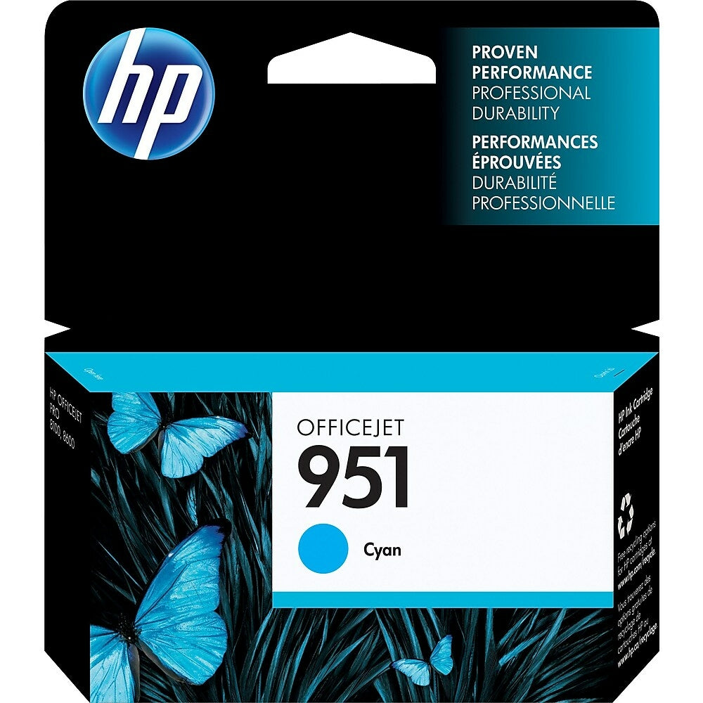 HP 951 Cyan Original Ink Cartridge (CN050AN)