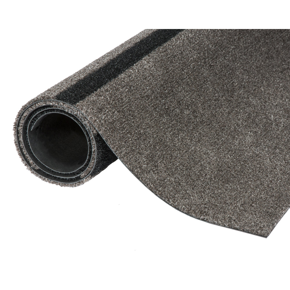 Tapis d'entrée Mat Tech Glacier - 90 cm x 180 cm - Noyer/Noir