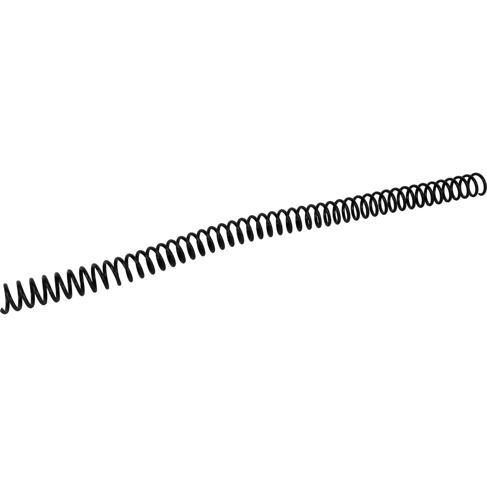 Bobine plastique Southwest - 12 mm - Pas 4:1 - 12" - Noir - Paquet de 100