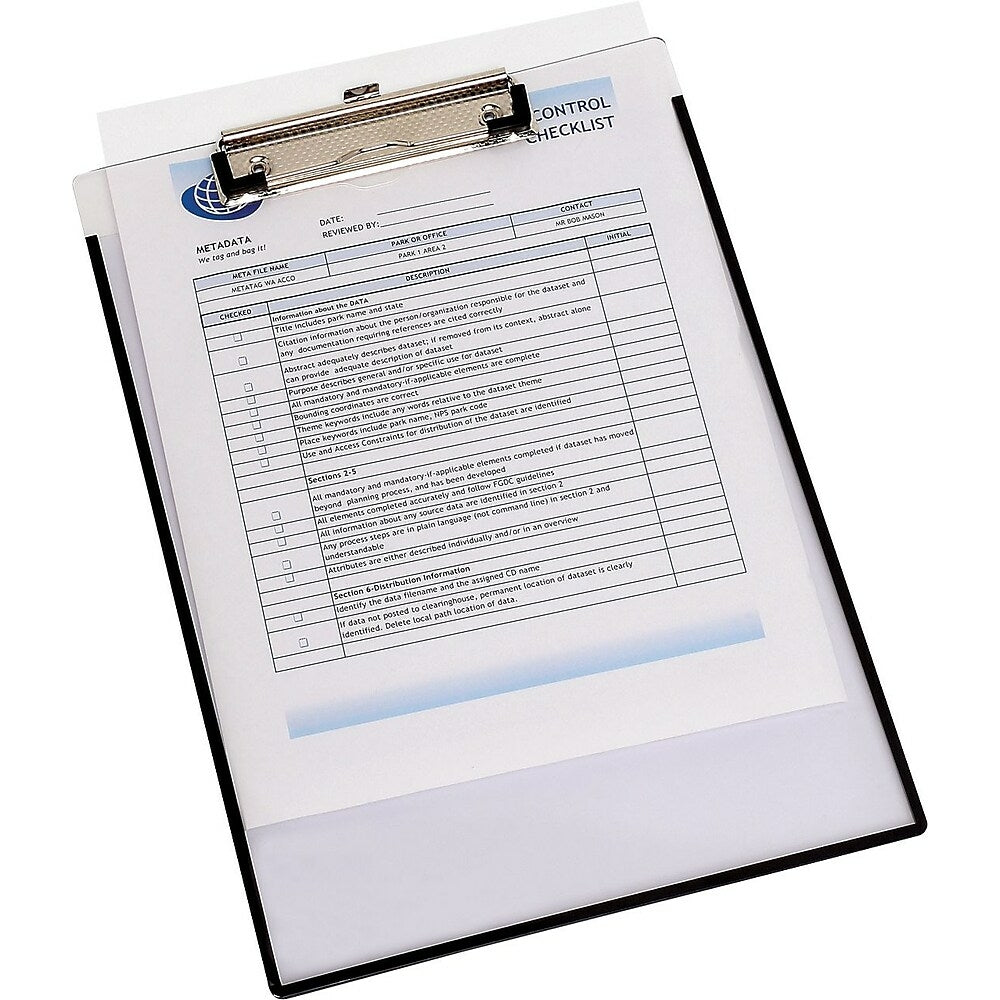Presse-papiers Wilson Jones Clearview, 8-13/16" x 13", transparent