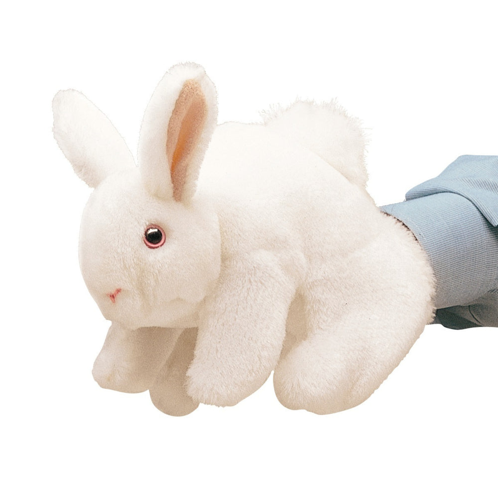 Marionnette lapin blanc Folkmanis