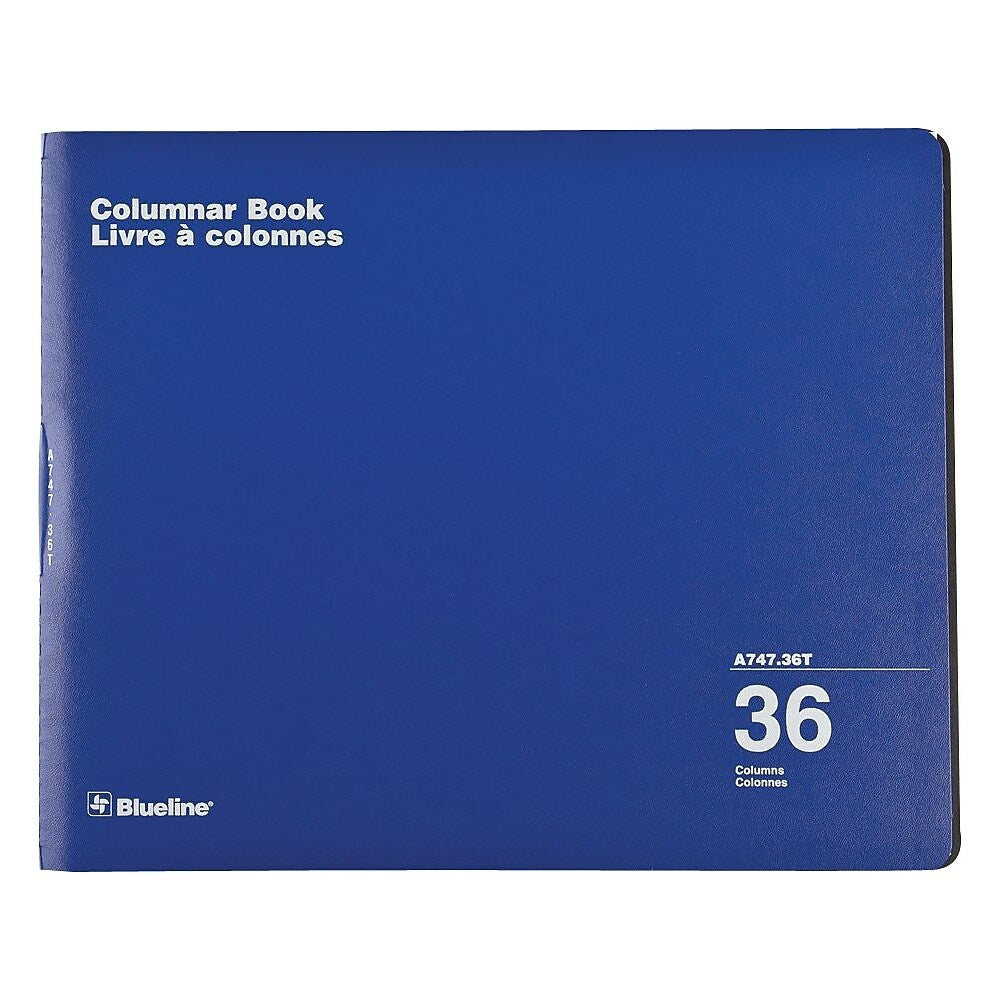 Cahier à colonnes Blueline, 36 colonnes, 80 pages, 12" x 14 - 15/16"