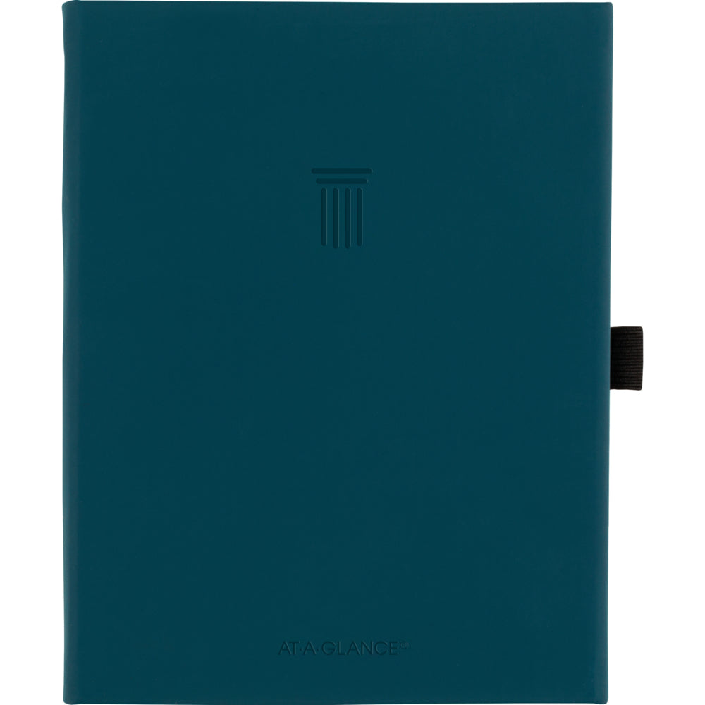 AT-A-GLANCE Undated Foundation Weekly/Monthly Planner - 8-1/4" H x 5-3/4" W - Blue - English