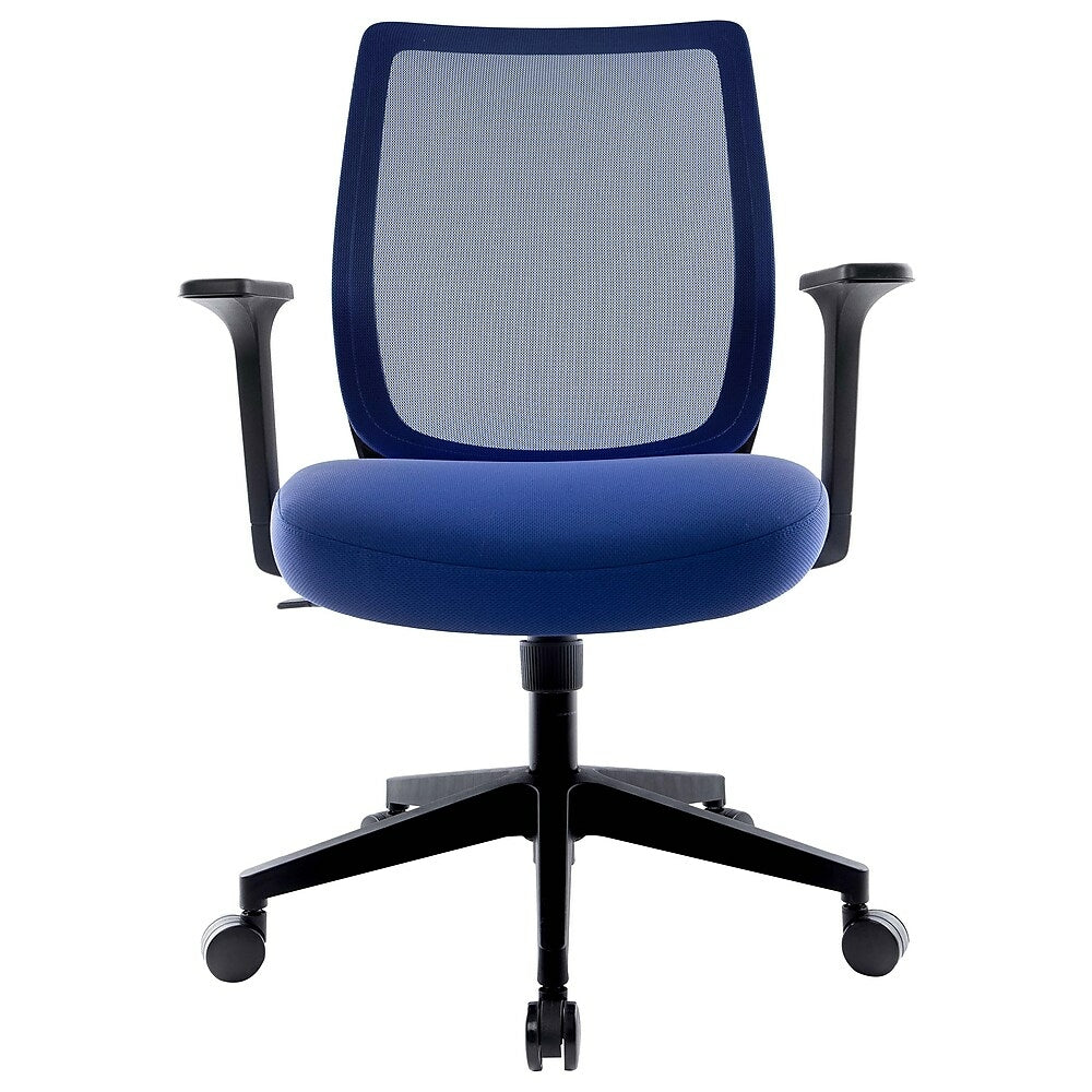 Union & Scale Essentials Mesh Back Fabric Task Chair - Blue