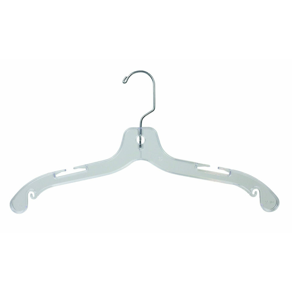Cintres épais Eddie's Hang-Up Display Ltd. - 17" - Transparent - Paquet de 100