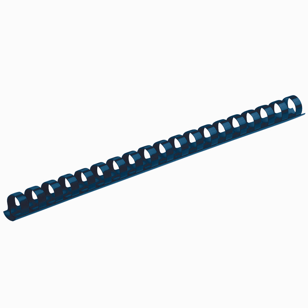 Fellowes Plastic Wire Binding Combs - 0.5" Diameter - Blue - 100 Pack