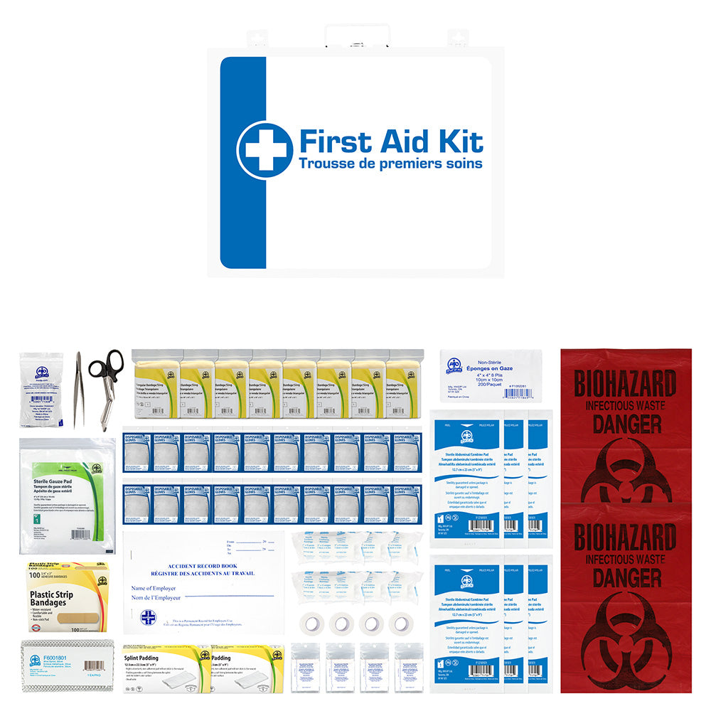 Trousse de premiers soins Wasip - Fed C - 6 employés ou plus - Trousse M2