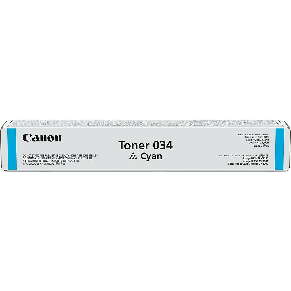 Cartouche de toner cyan Canon 034 (9453B001)