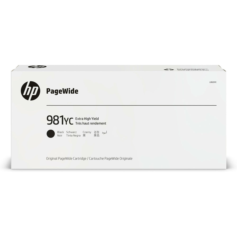 HP 981YC Black PageWide Original Ink Cartridge - Extra High Yield (L0R20YC)
