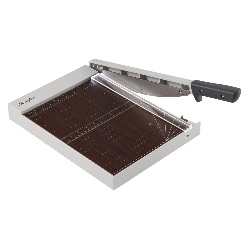 Massicot à guillotine Swingline ClassicCut 1210 W avec EdgeGlow - Bois - 12" - 10 feuilles