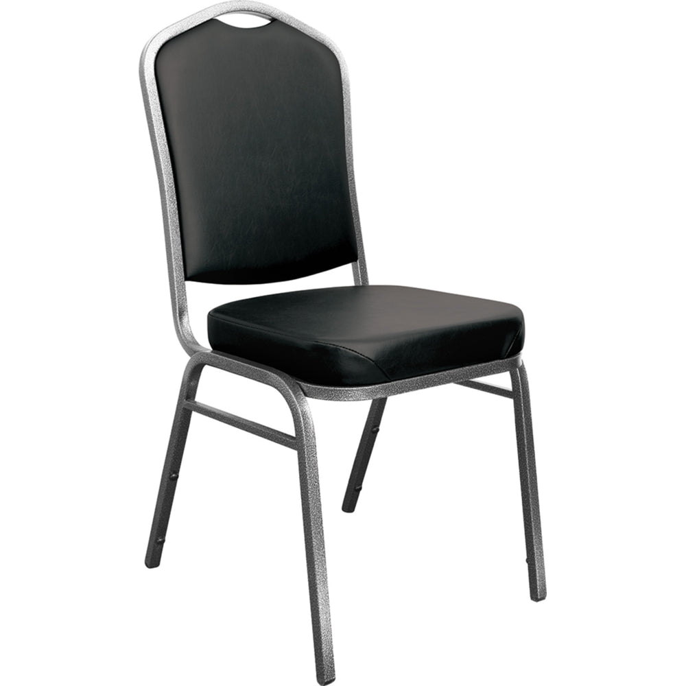 Chaise de banquet Horizon Activ en vinyle - Noir