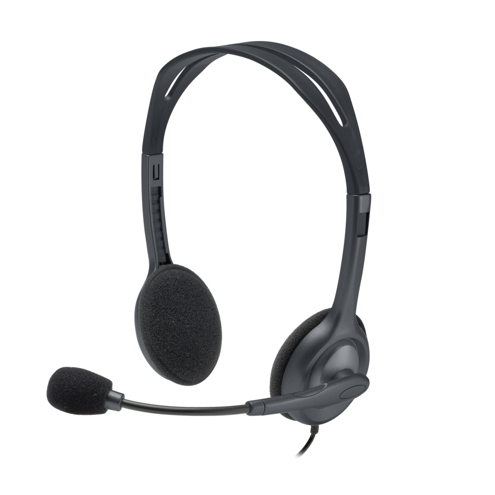 Logitech H111 Over-The-Head Stereo Headset - Black