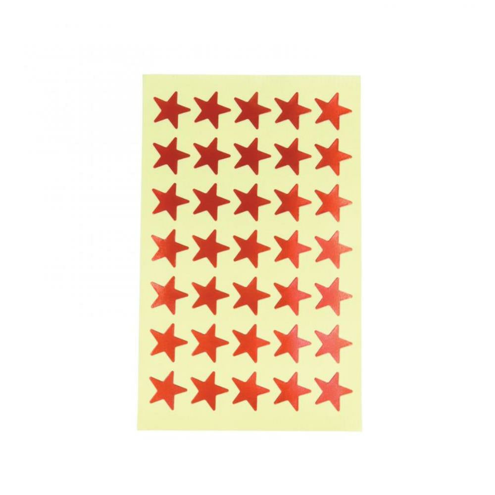 Westcott Red Stars Stickers, 350/pkg.