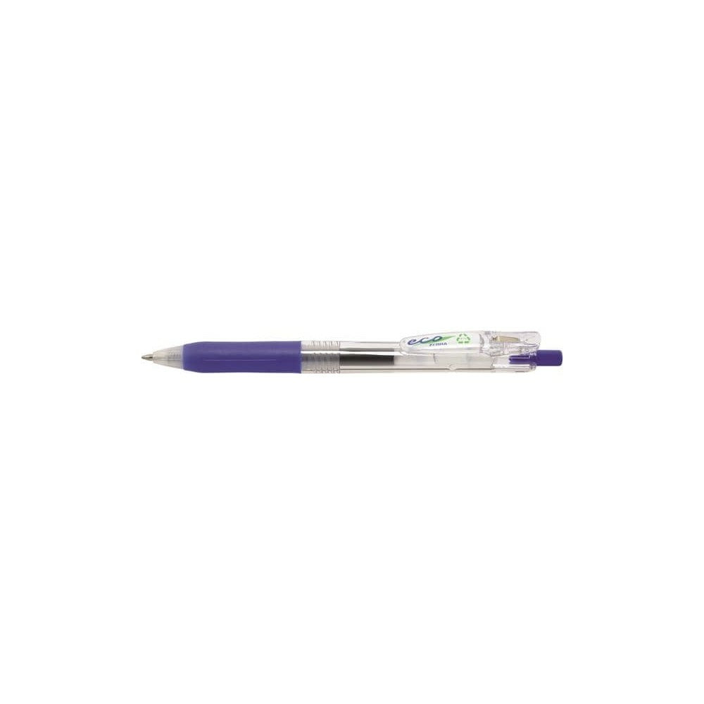 Stylo à encre gel rétractable Zebra Sarasa Eco - Pointe moyenne - 0,7 mm - Encre bleue