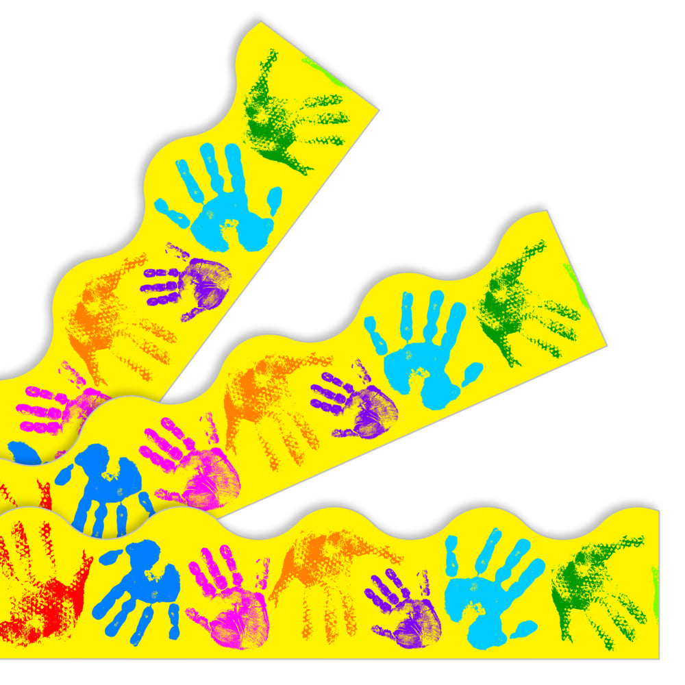 TREND Enterprises Helping Hands Terrific Trimmers - 2,25" x 39" - 12 pièces