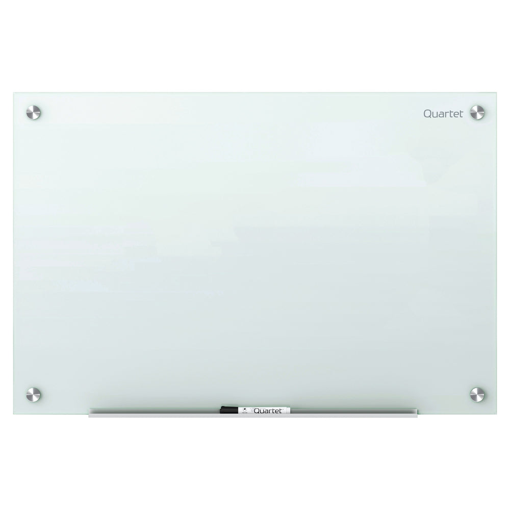 Tableau magnétique effaçable à sec Quartet Infinity en verre - 2' x 1,5'