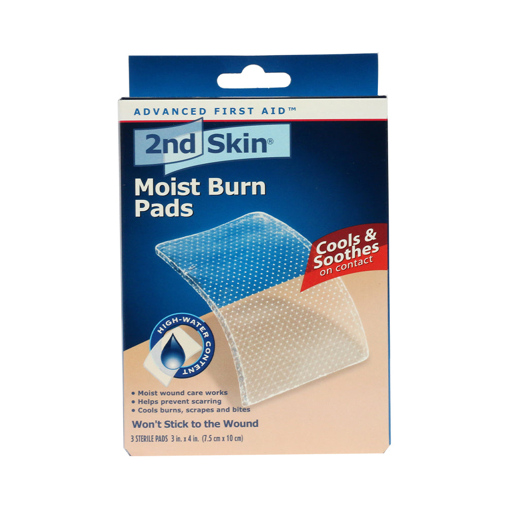 Wasip 2nd Skin Moist Burn Pads - 7.5 x 10cm - 3 Pack