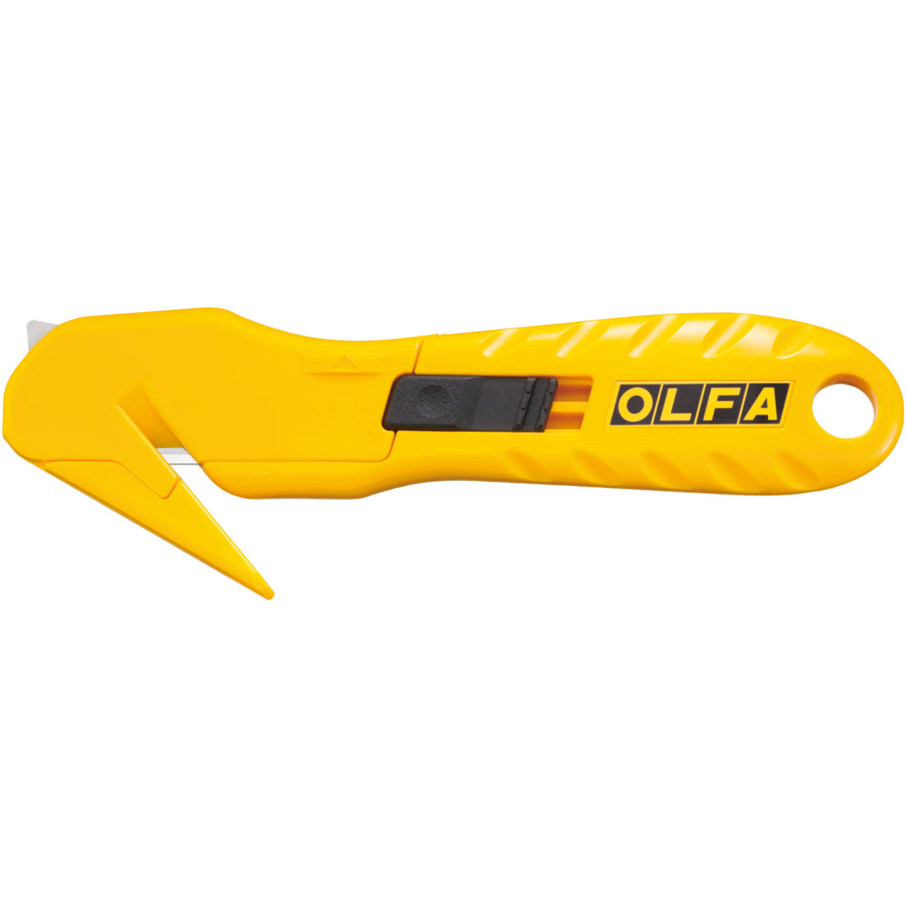 Couteau de sécurité à lame dissimulée OLFA SK-10 avec lame remplaçable - Jaune