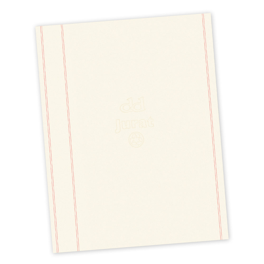 Davis - Jurat Conveyancing Paper Letter Size - Red Border - 500 Pack