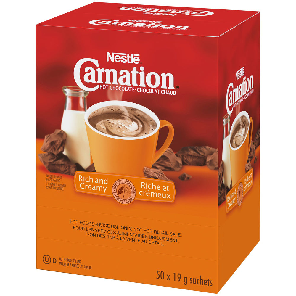 Carnation Hot Chocolate, 19g, 50 Pack