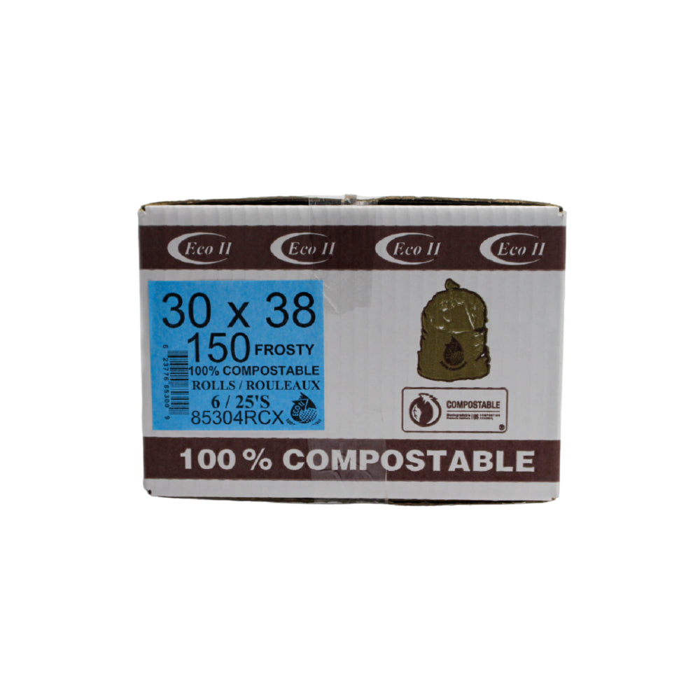 ECO II - Compostable Industrial Bags - 30" x 38" - 150 Pack
