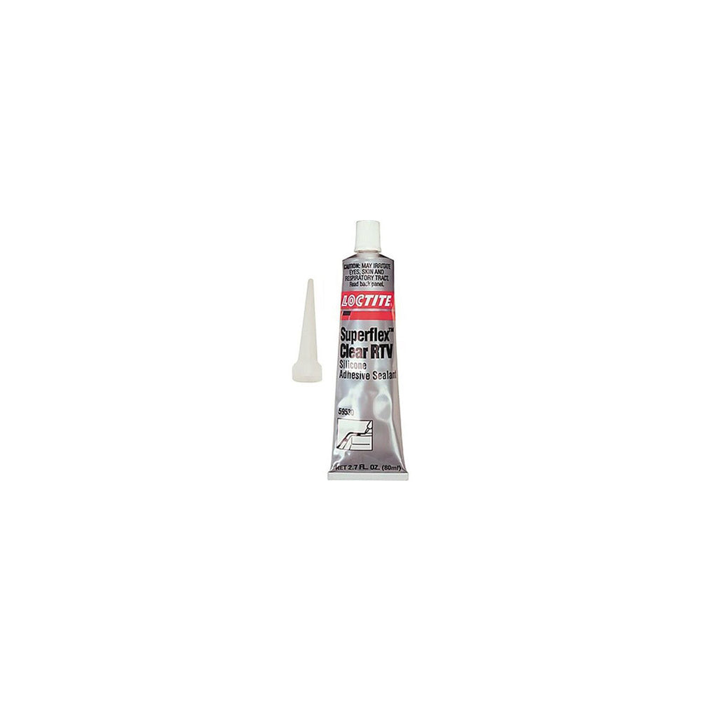 Loctite Superflex Clear RTV Silicone Adhesive Sealant - Ac1 - 12 Pack
