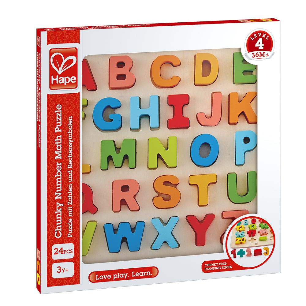 Puzzle alphabet Hape Chunky