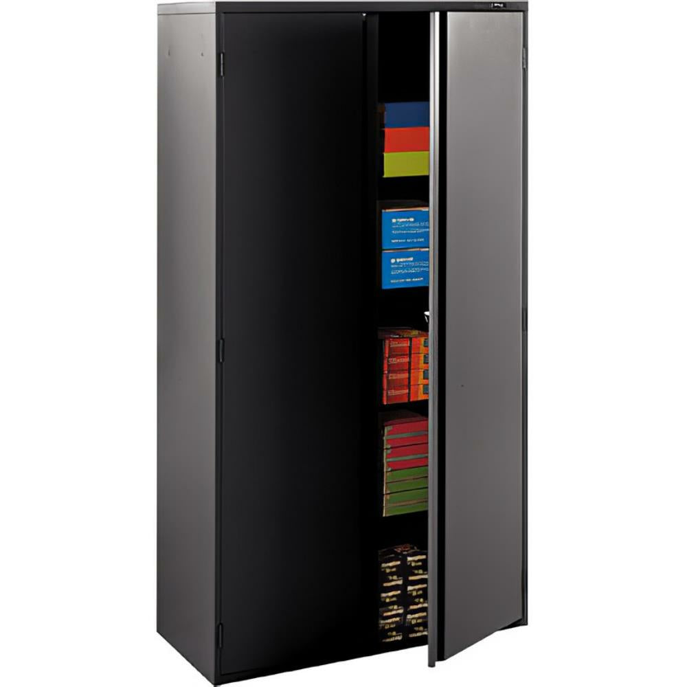 Armoire de rangement en métal 72"H - Noir Office To Go