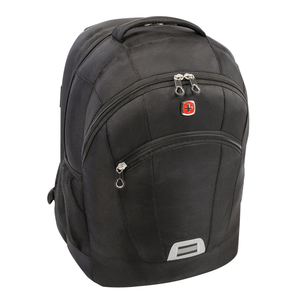 Swiss Gear Side Load Notebook Backpack - Black