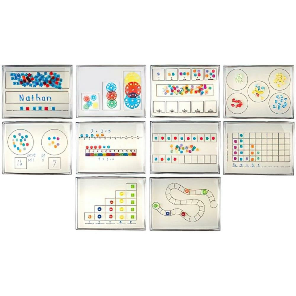 Constructive Playthings Manipulative Kit for Light Tables, 268/pkg