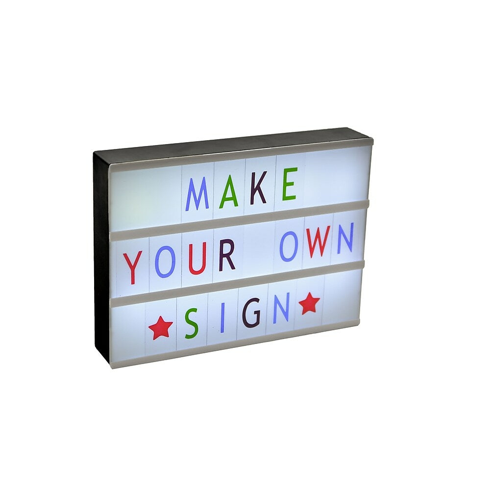 Cinematic Lightbox Sign with 88 Colour Characters (PLM27B)