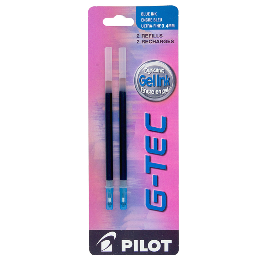 Pilot C4 Refill - Ultra Fine Point - 0.4 mm - Blue Ink - 2 Pack, 5 Packs/Box