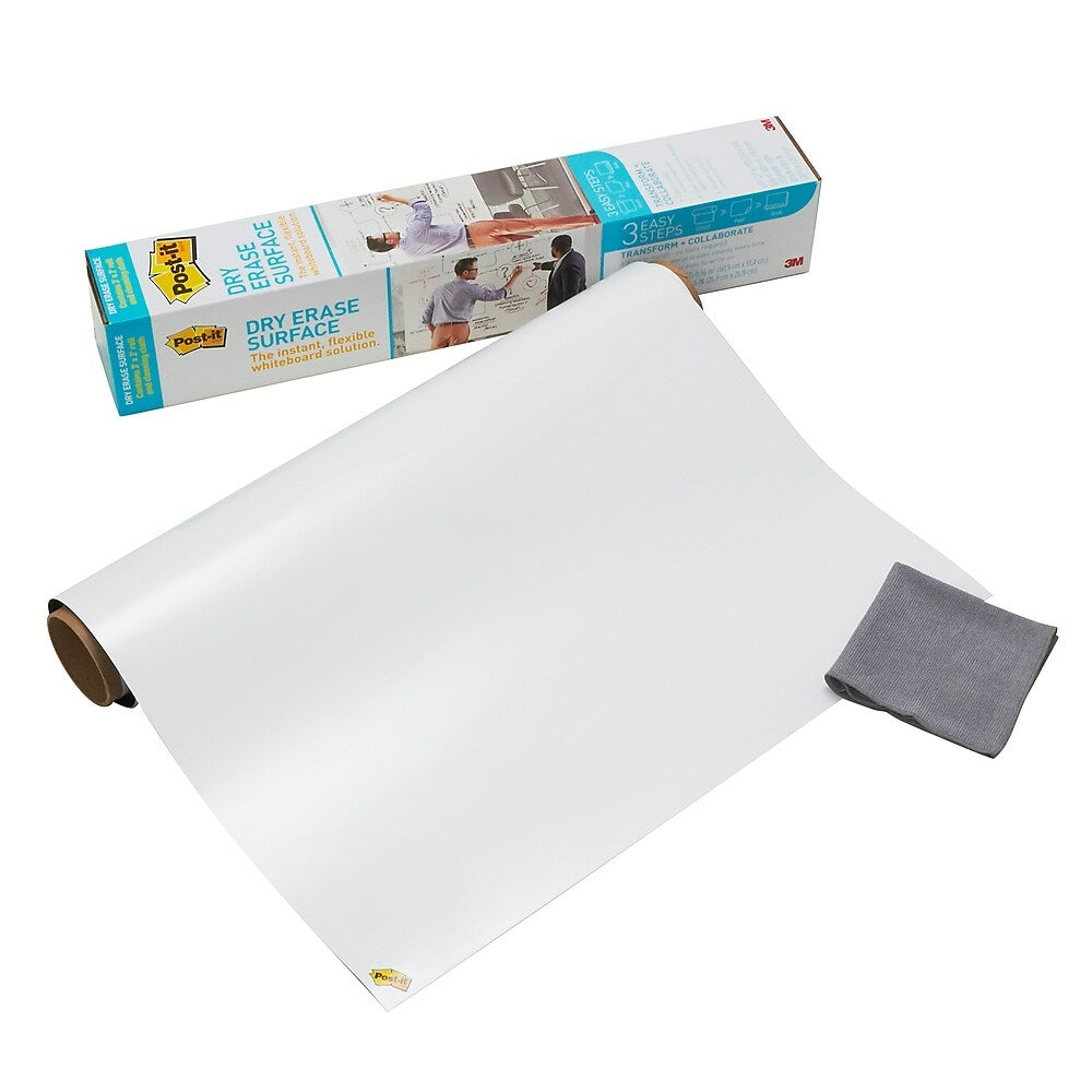 Post-it Dry Erase Surface, 3' x 2', White
