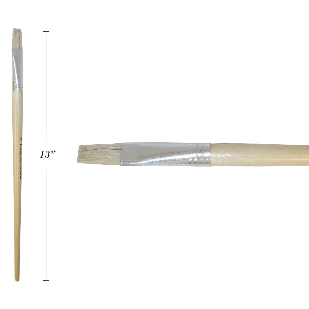 Selectum Paintbrush - Flat - Hog Hair - #10