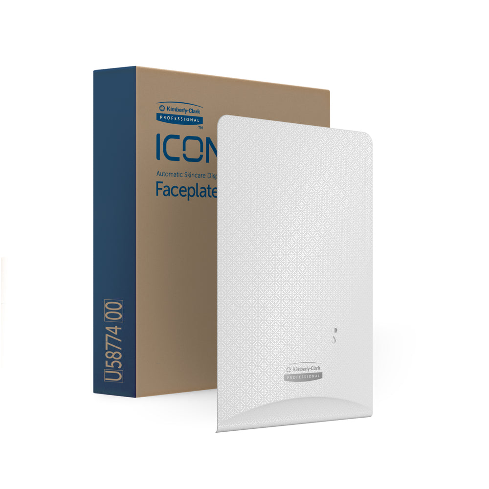 Distributeur automatique de savon et de désinfectant ICON Faceplate - Mosaïque blanche