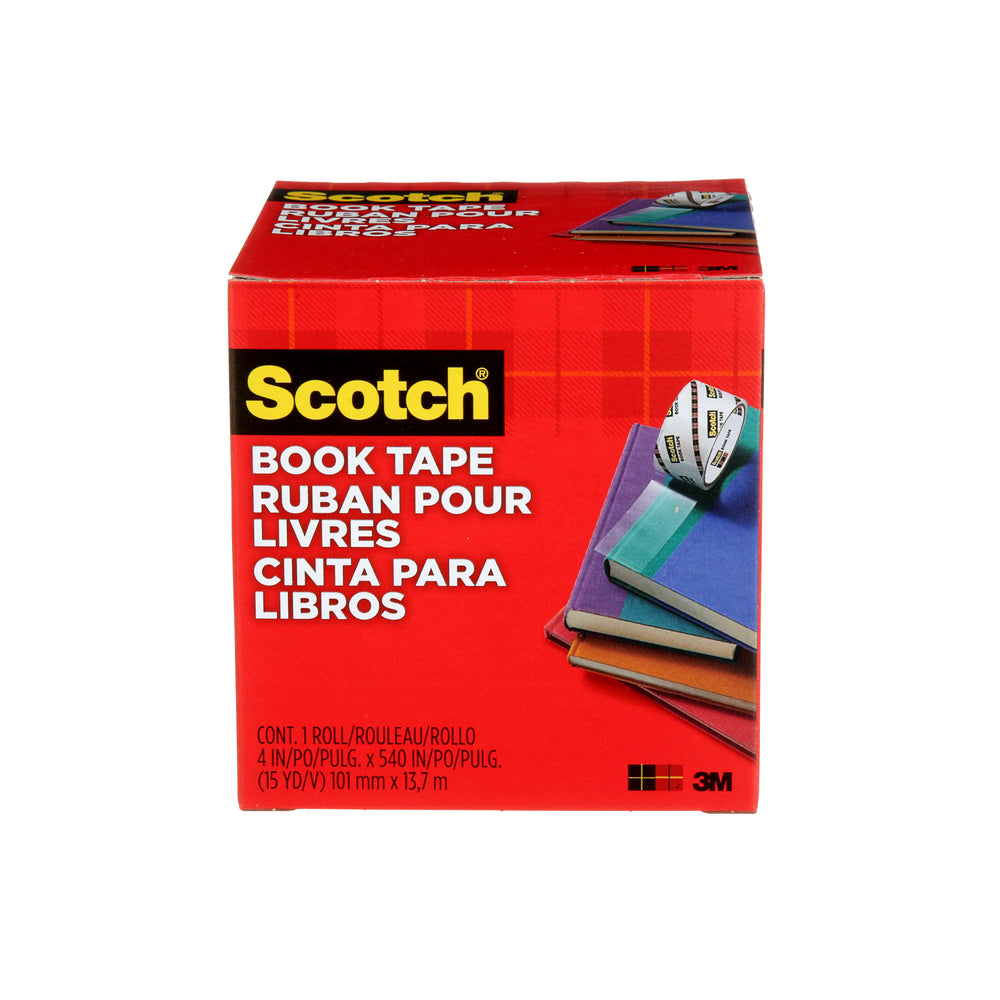 Scotch Book Tape - Clear - 4" x 540"