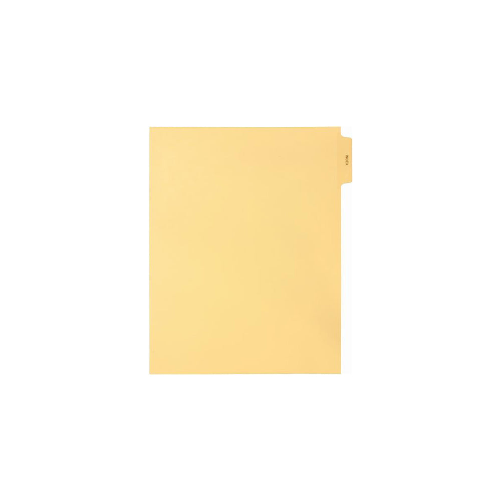 SterlingTabs, « Index », chamois, format lettre, coupe 1/5, paquet de 25