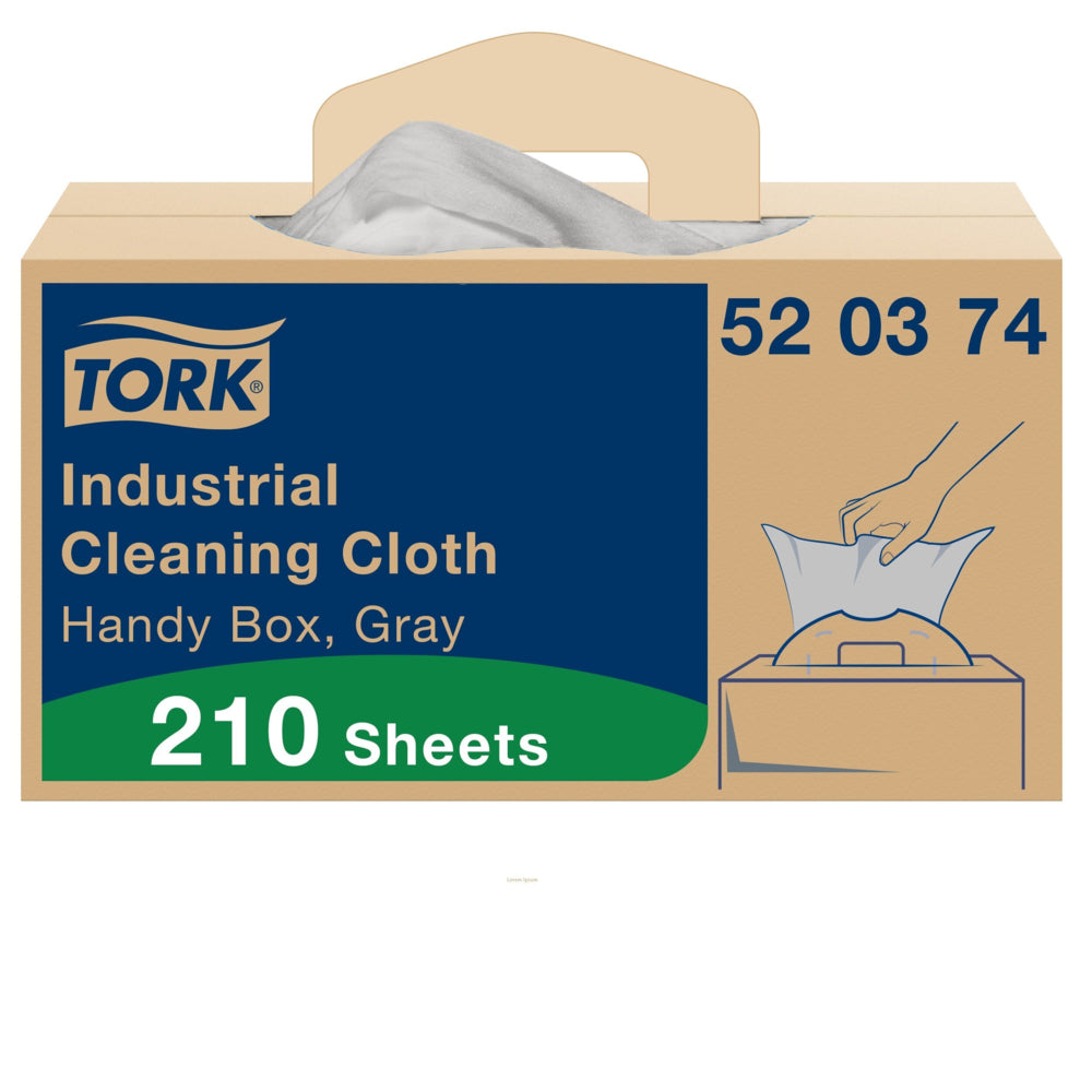 Chiffon de nettoyage industriel Tork - Gris - Paquet de 210