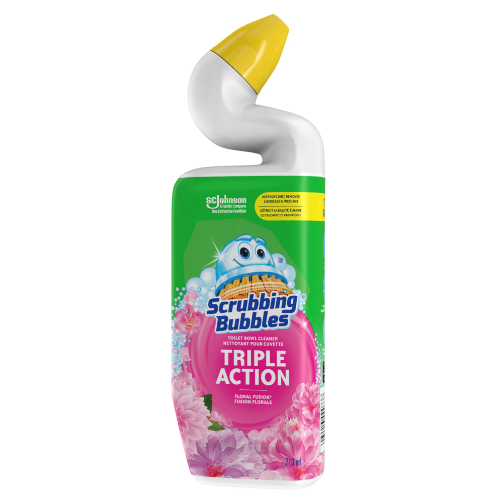 Scrubbing Bubbles Triple Action Toilet Bowl Cleaner - 710 mL - Floral Fusion