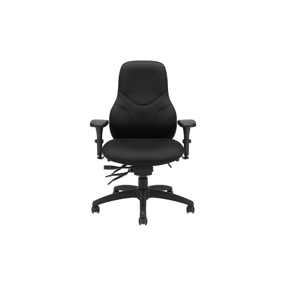 Global Tritek Ergo Select 44" High Back Multi-Tilter Chair - T6 Armcaps - Terrace Echo