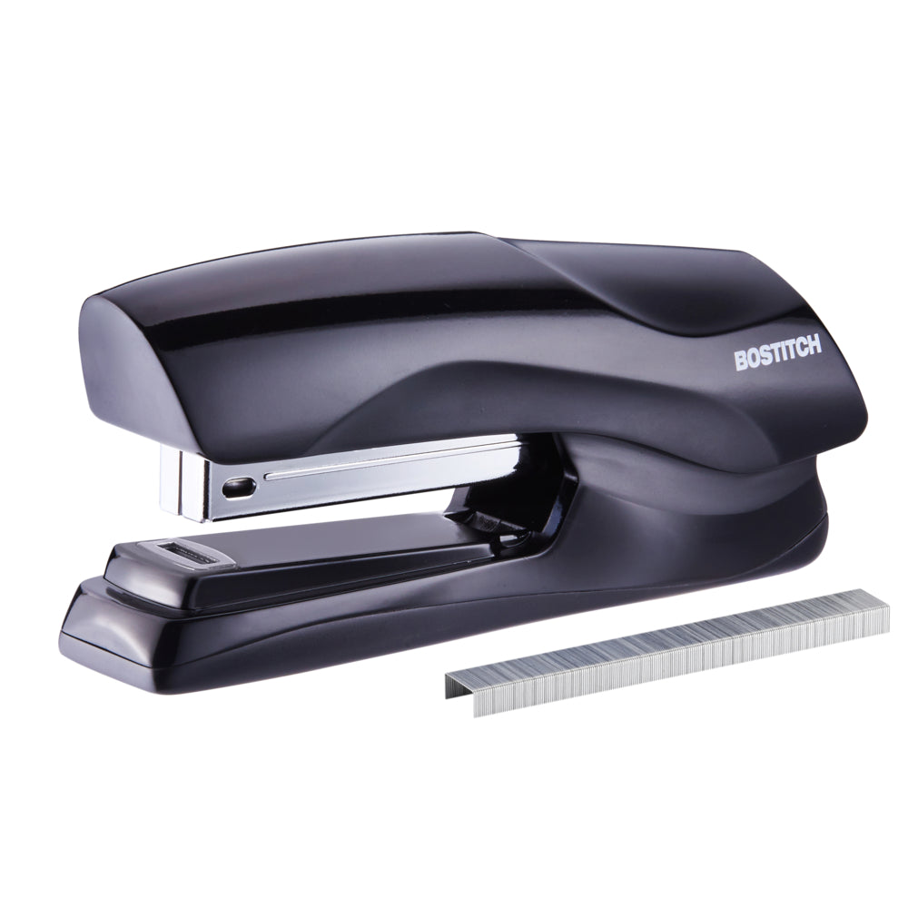 Bostitch Flat Clinch Stapler - Full Strip - 40 Sheet Capaciy - Black