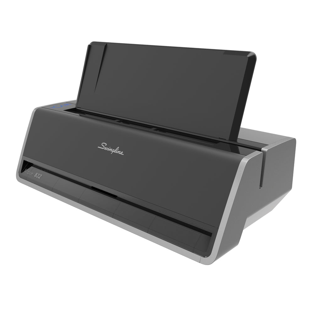 Perforatrice électrique commerciale Swingline à 2 trous - Capacité de 28 feuilles - Trou de 9/32 po - Noir