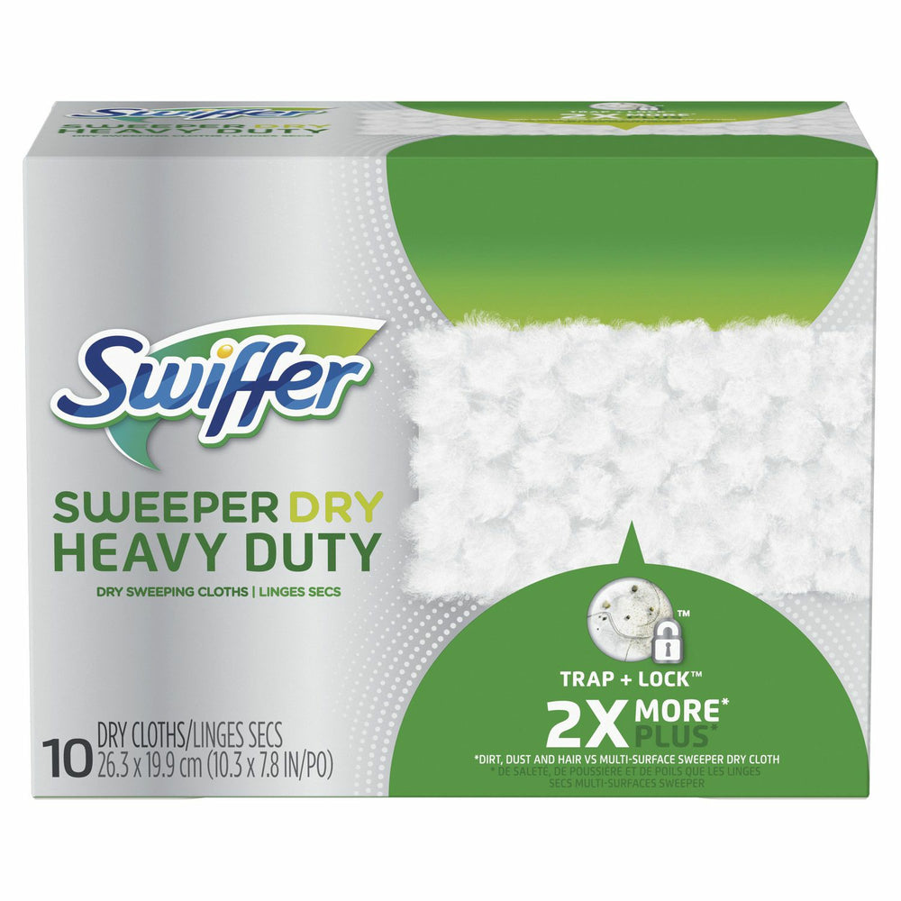 Swiffer Sweeper Heavy-Duty Dry Cloths - 10 Pack