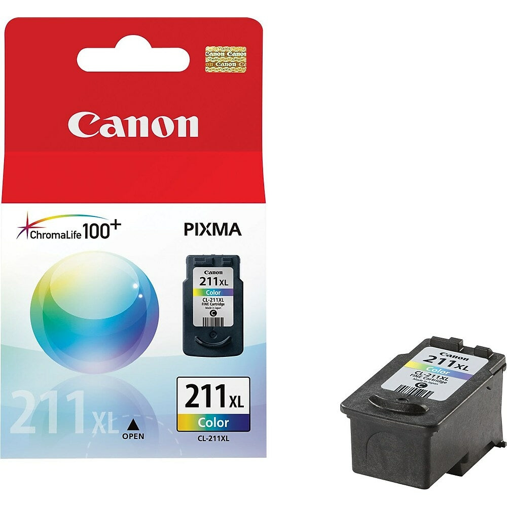 Cartouche d'encre couleur Canon CL-211XL, haut rendement (2975B001)