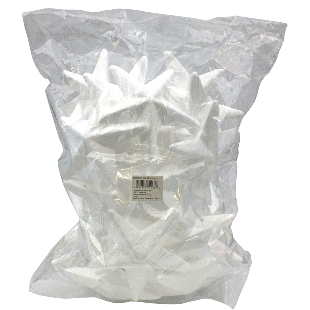 STYROFOAM STAR 120MM 25 P